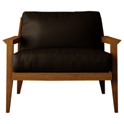 Case Stanley Leather Armchair Mole